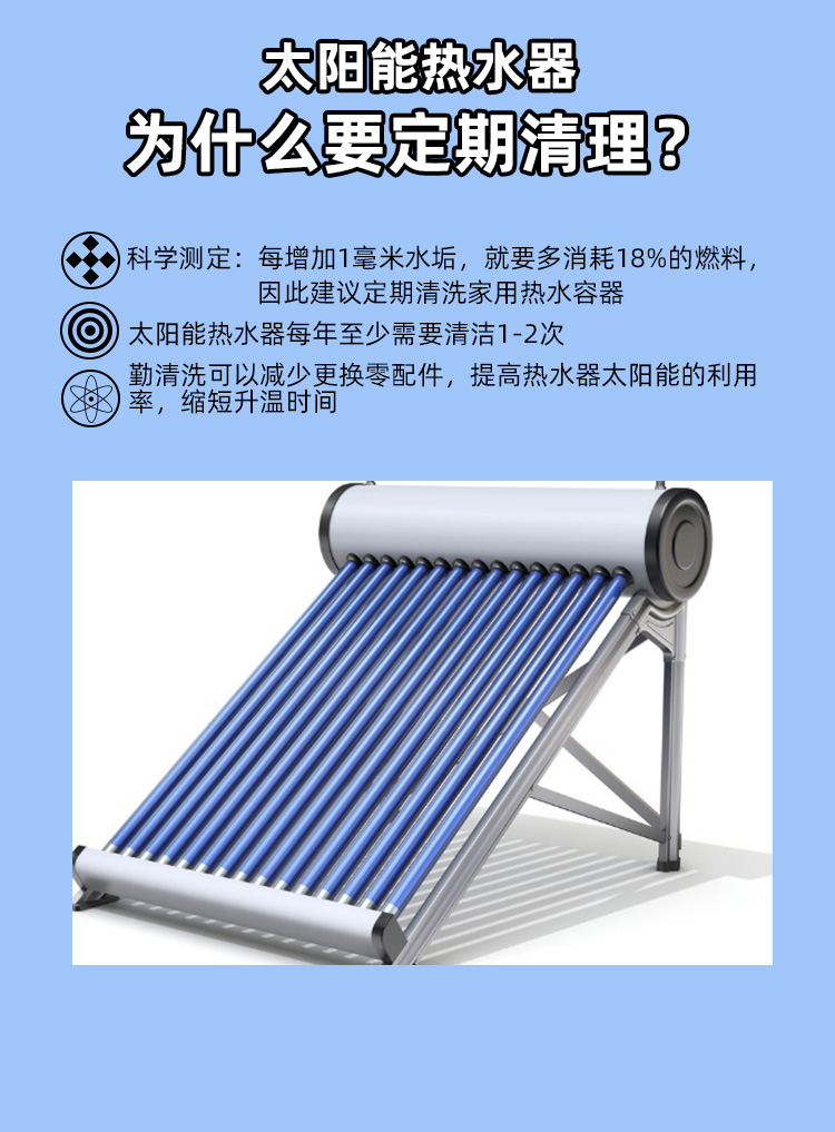 太陽能熱水器清洗劑