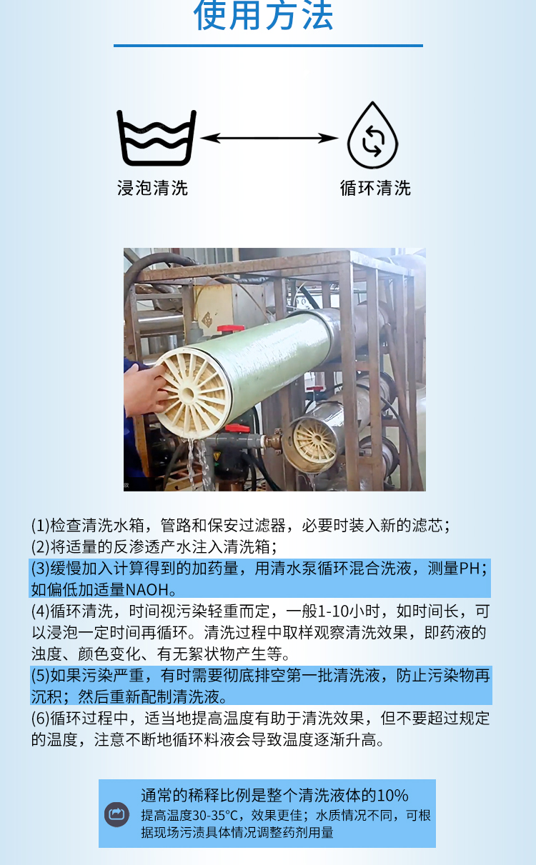 反滲透清洗劑
