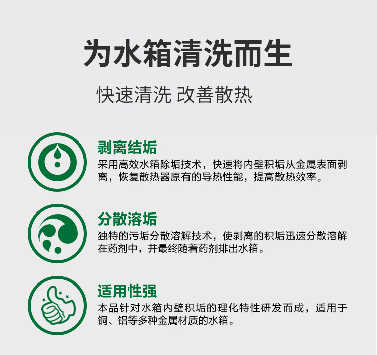 汽車水箱內部清洗劑 汽車水箱內部清洗劑